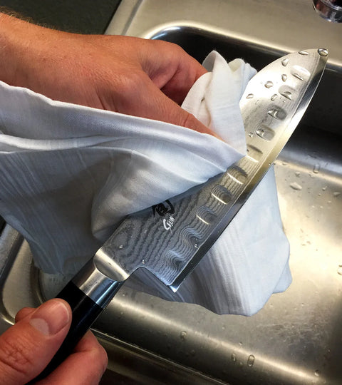 Cleaning and storing your Shun knife