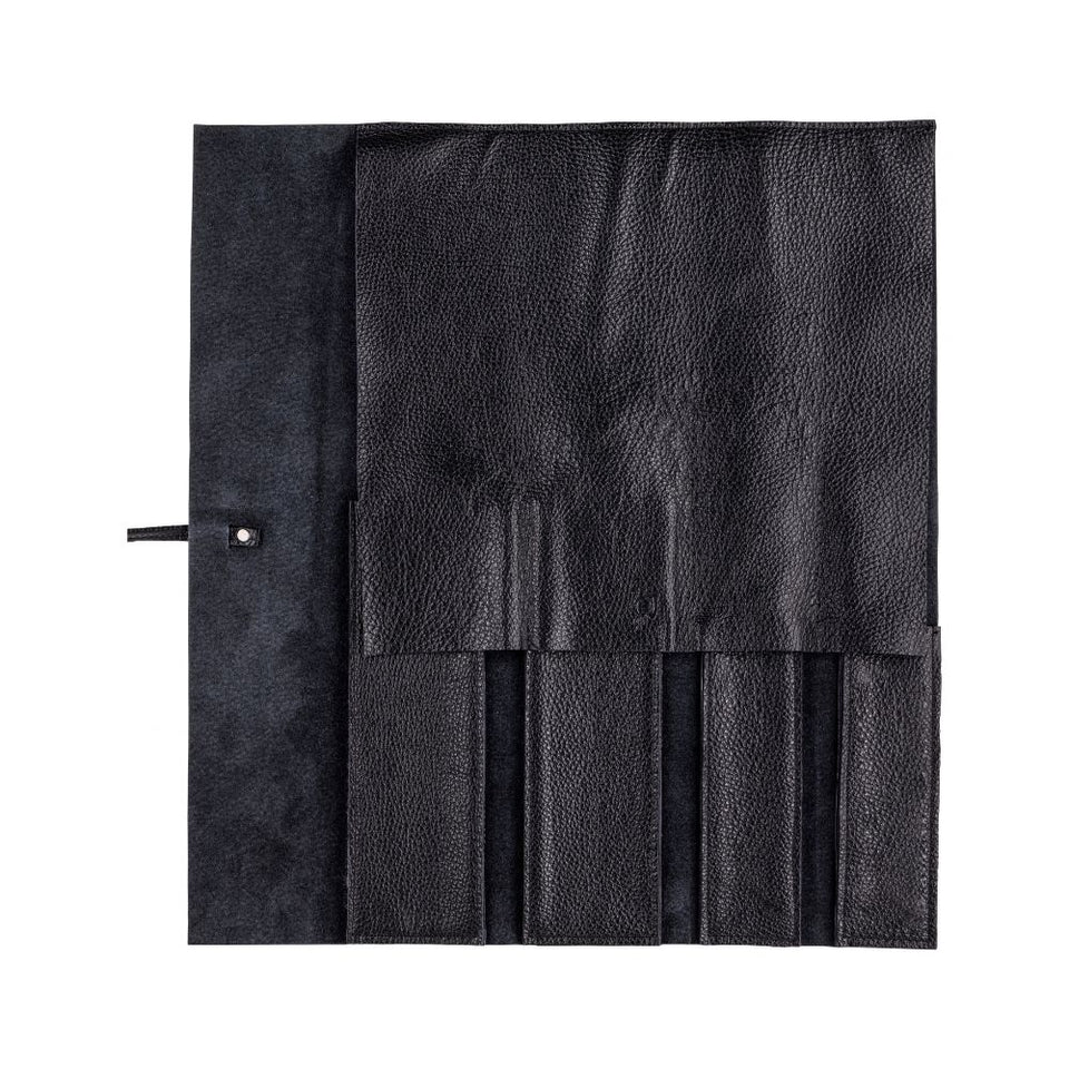 Shun Leather Knife Roll 4 Slot