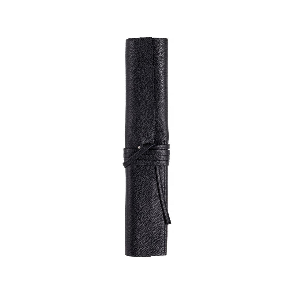 Shun Leather Knife Roll 4 Slot