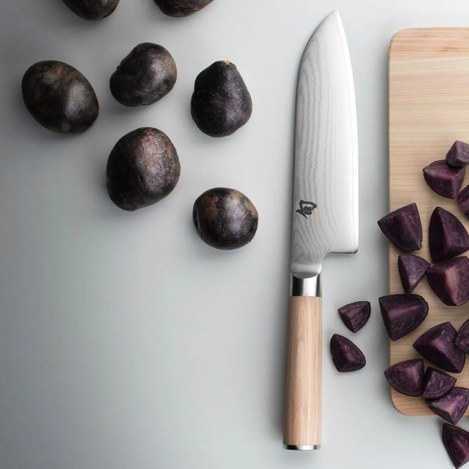 Shun Classic Santoku 18cm White