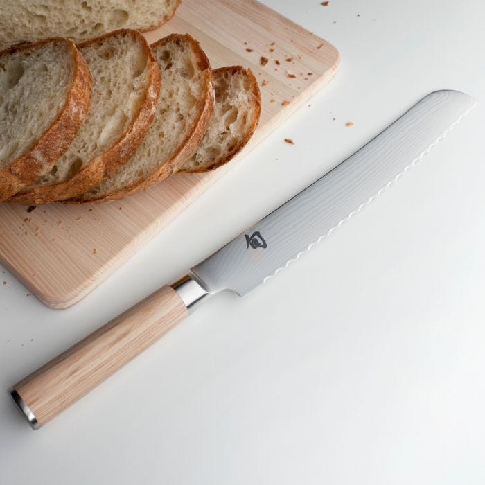 Shun Classic Bread Knife 23cm White